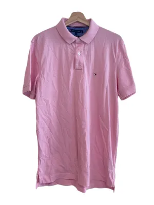 Pink Plain Polo