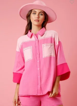 Pink Rhinestone Set