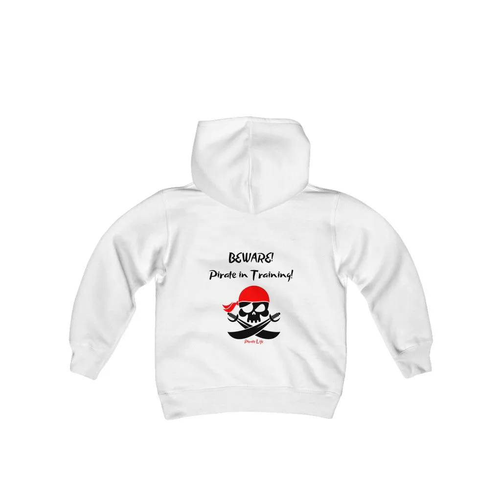 Pirate in Training Youth Boys Hoodie