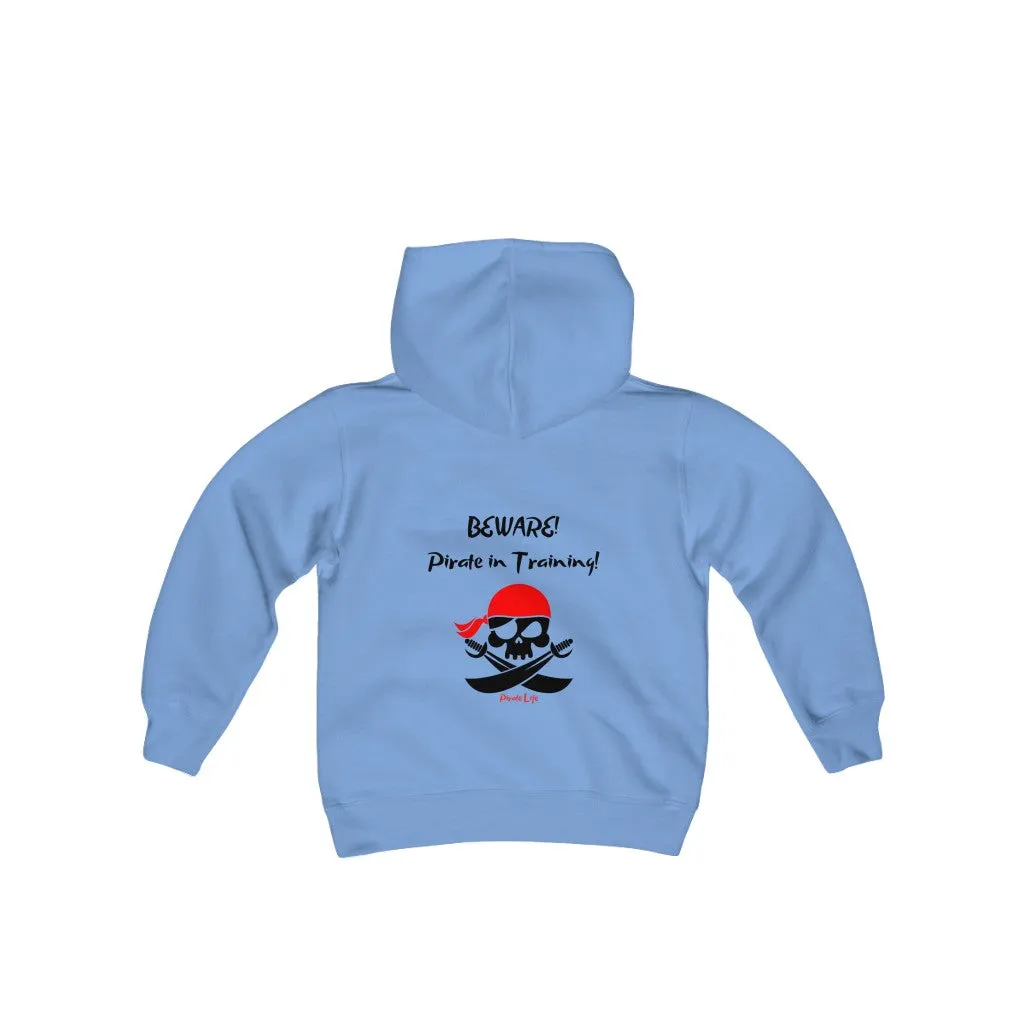Pirate in Training Youth Boys Hoodie