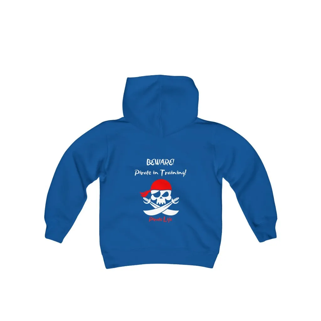 Pirate in Training Youth Boys Hoodie