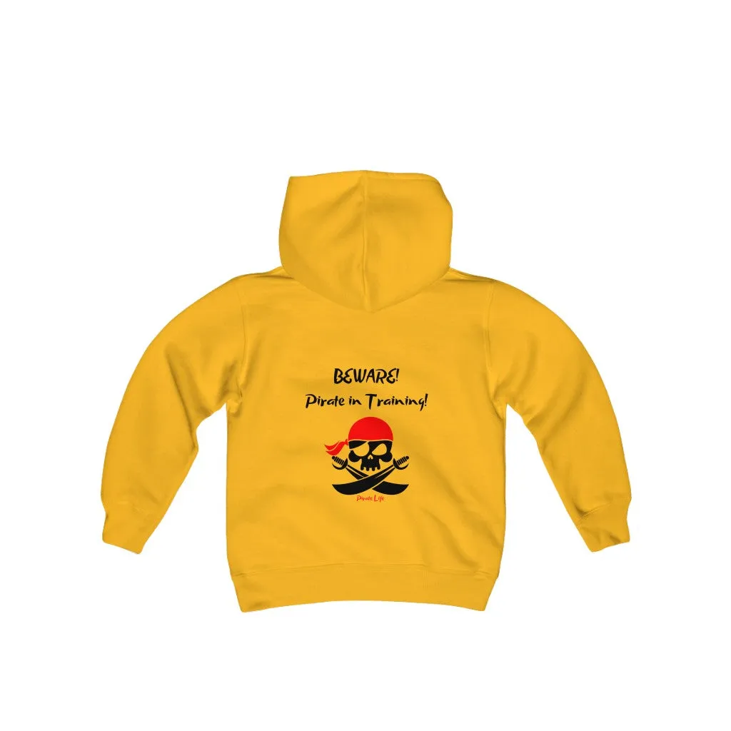 Pirate in Training Youth Boys Hoodie