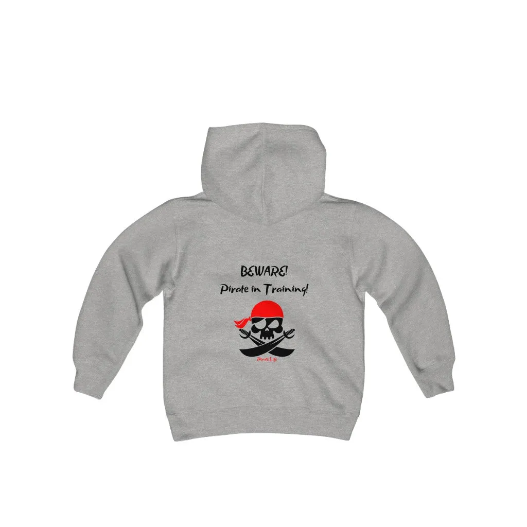 Pirate in Training Youth Boys Hoodie