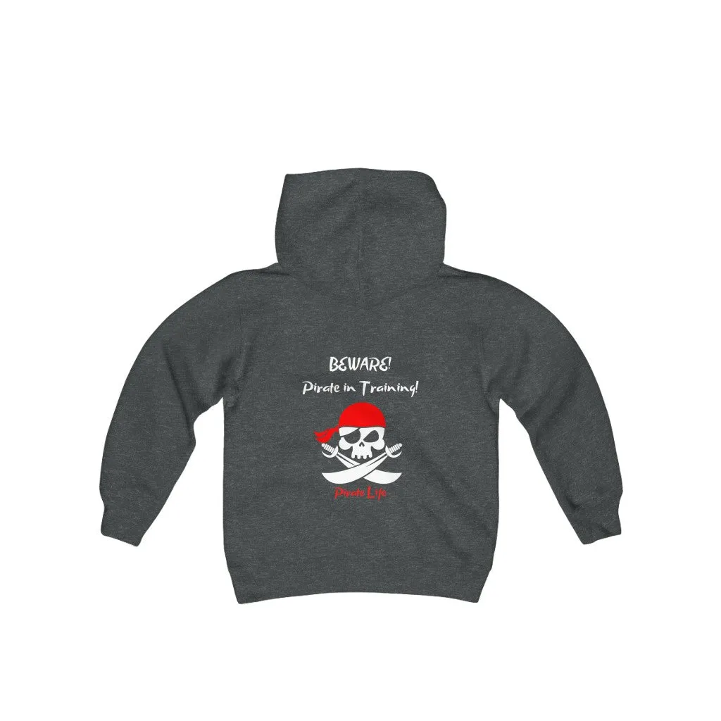 Pirate in Training Youth Boys Hoodie