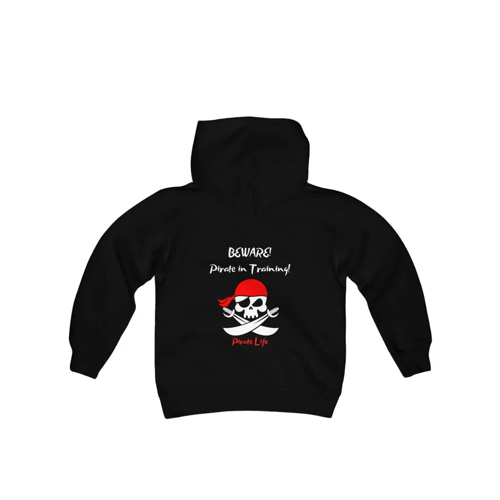 Pirate in Training Youth Boys Hoodie