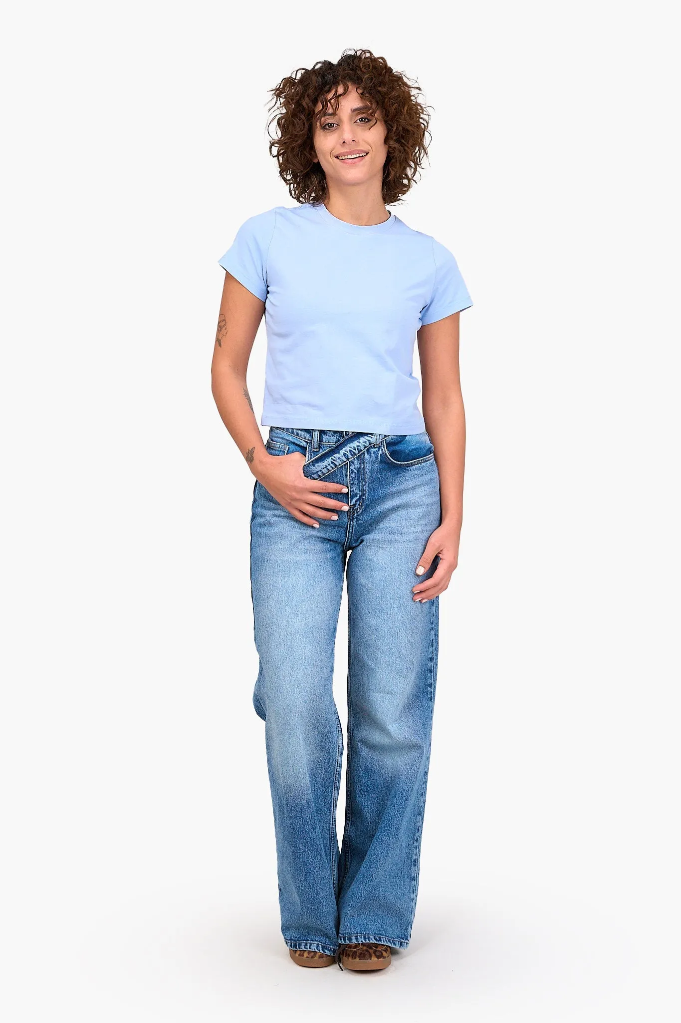 Plain Cropped Top