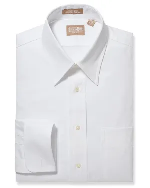 Point Collar Pinpoint French Cuff White - Tailored