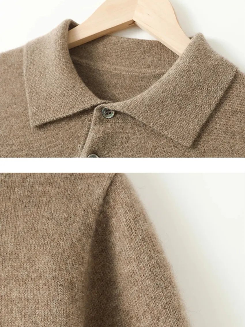Polo Cashmere Classique - Light Brown 