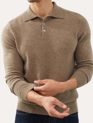 Polo Cashmere Classique - Light Brown 