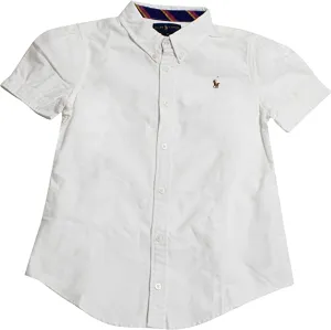 Polo Ralph Lauren Girls' Oxford Buttondown Shirt (10, White)