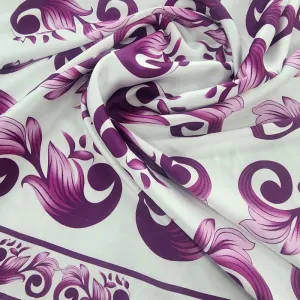 Printed Digital ArmanI Fabric Purple 150cm