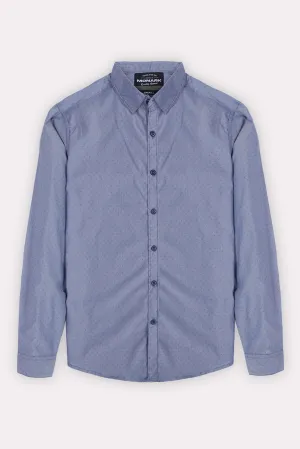PRINTED SLIM FIT CASUAL SHIRT