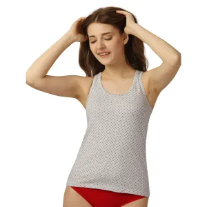 Printed Super Soft Cotton Stretch Racerback Tank Top