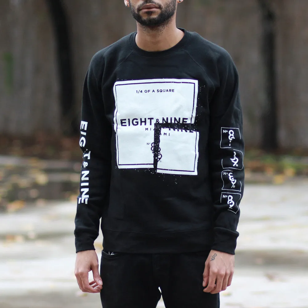 Quatro Crewneck Sweatshirt Black