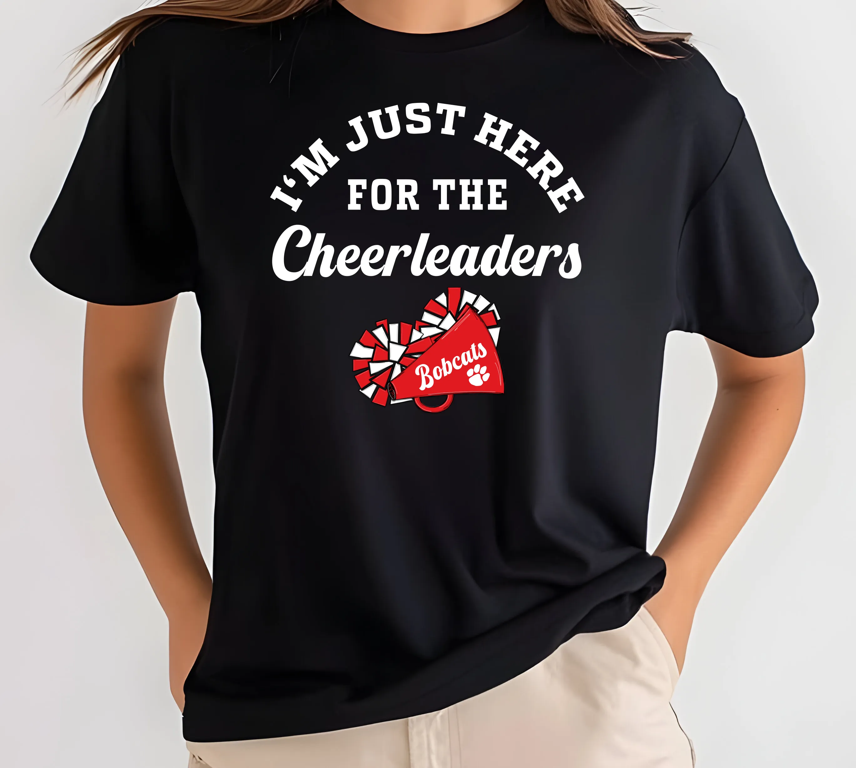 "I'm Just Here for the Cheerleaders" Apparel