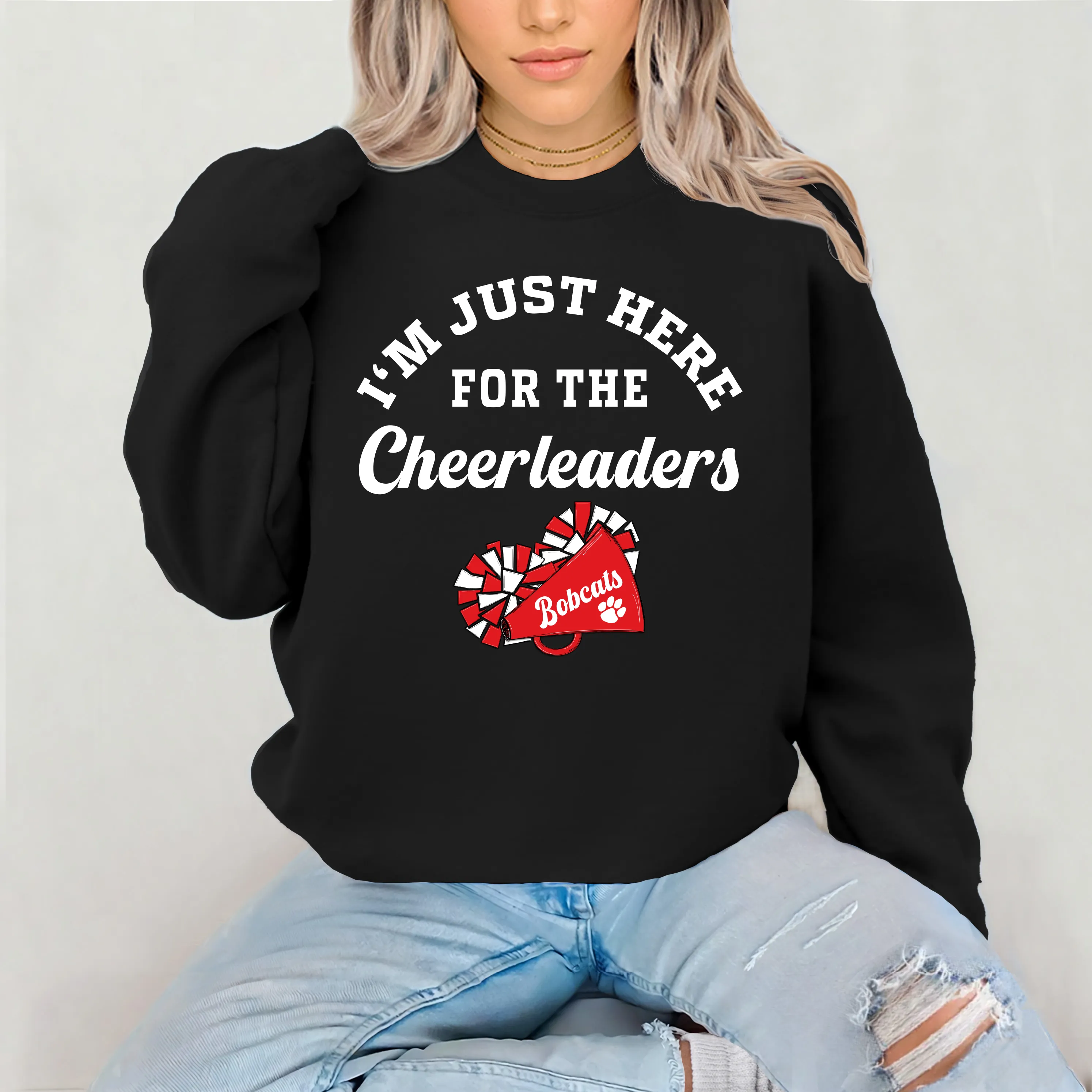 "I'm Just Here for the Cheerleaders" Apparel