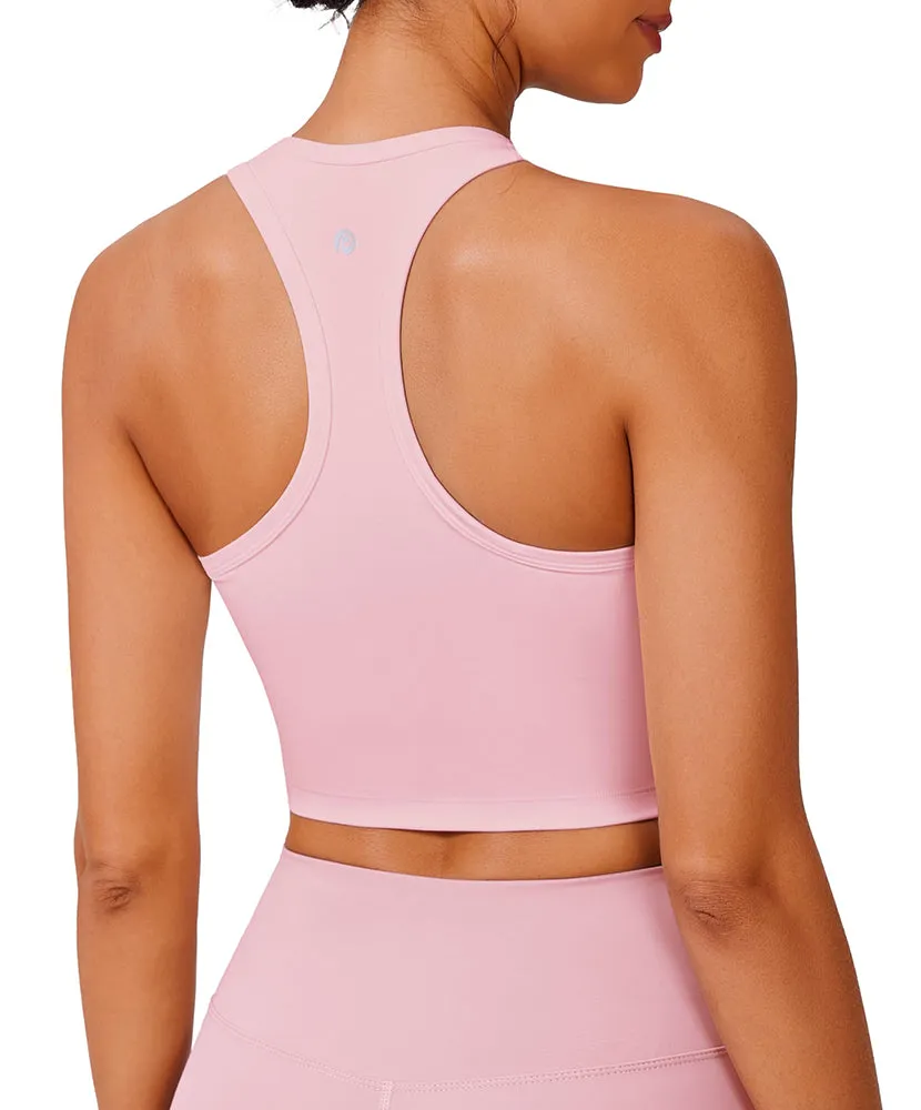 Racerback Padded Workout Tank Top