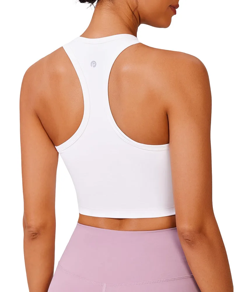 Racerback Padded Workout Tank Top