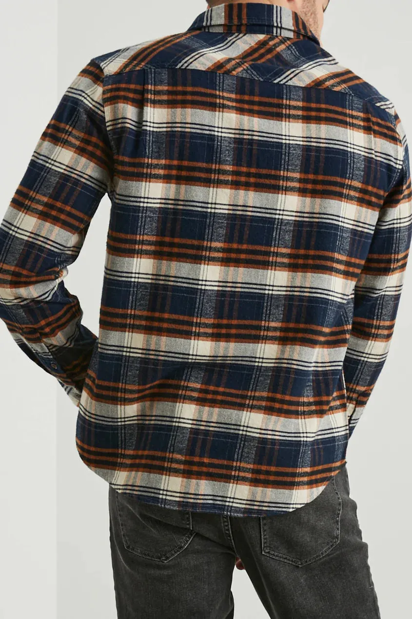 Rails - Forrest Shirt - Oat Umber Steel