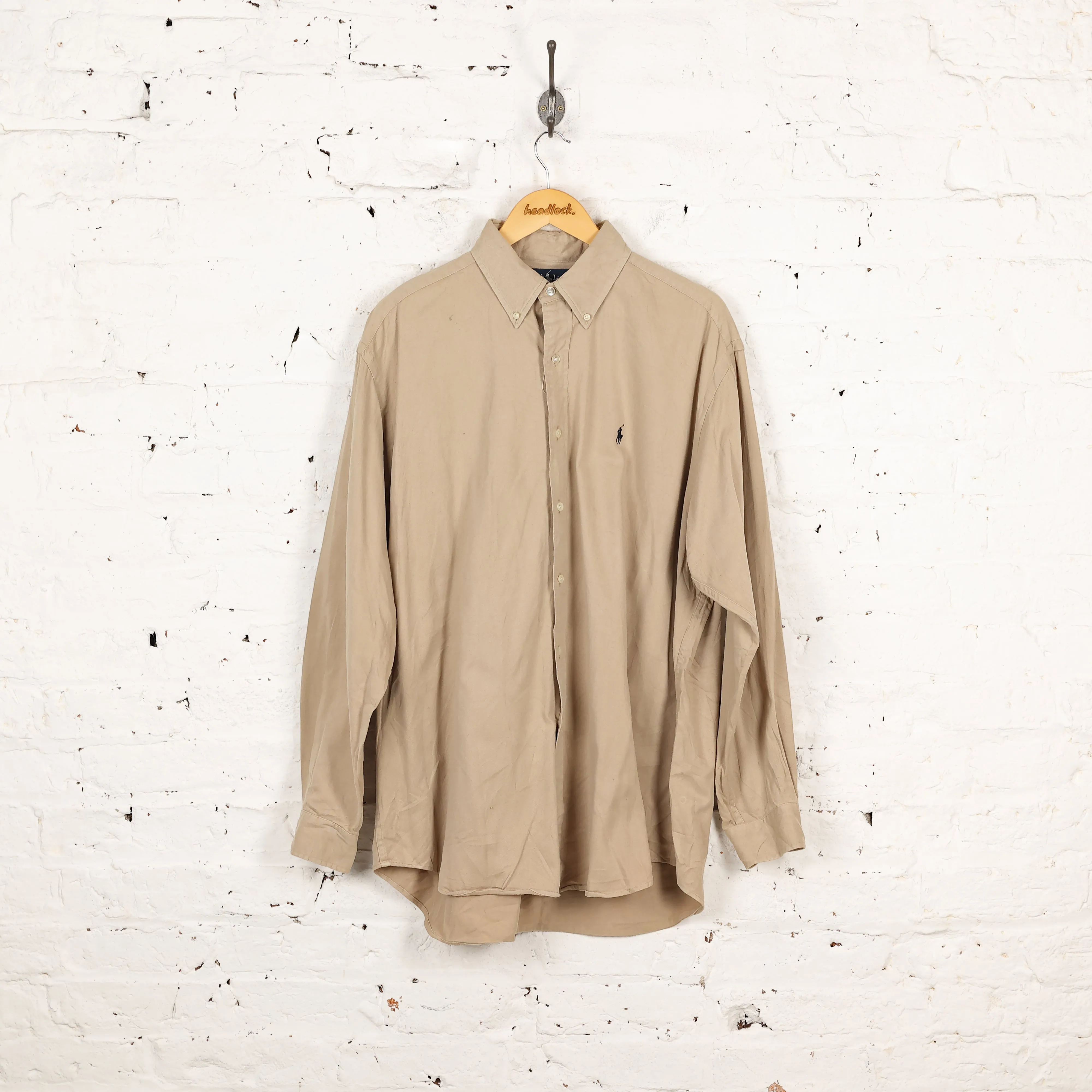 Ralph Lauren Blake Oxford Shirt - Beige - L