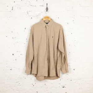 Ralph Lauren Blake Oxford Shirt - Beige - L