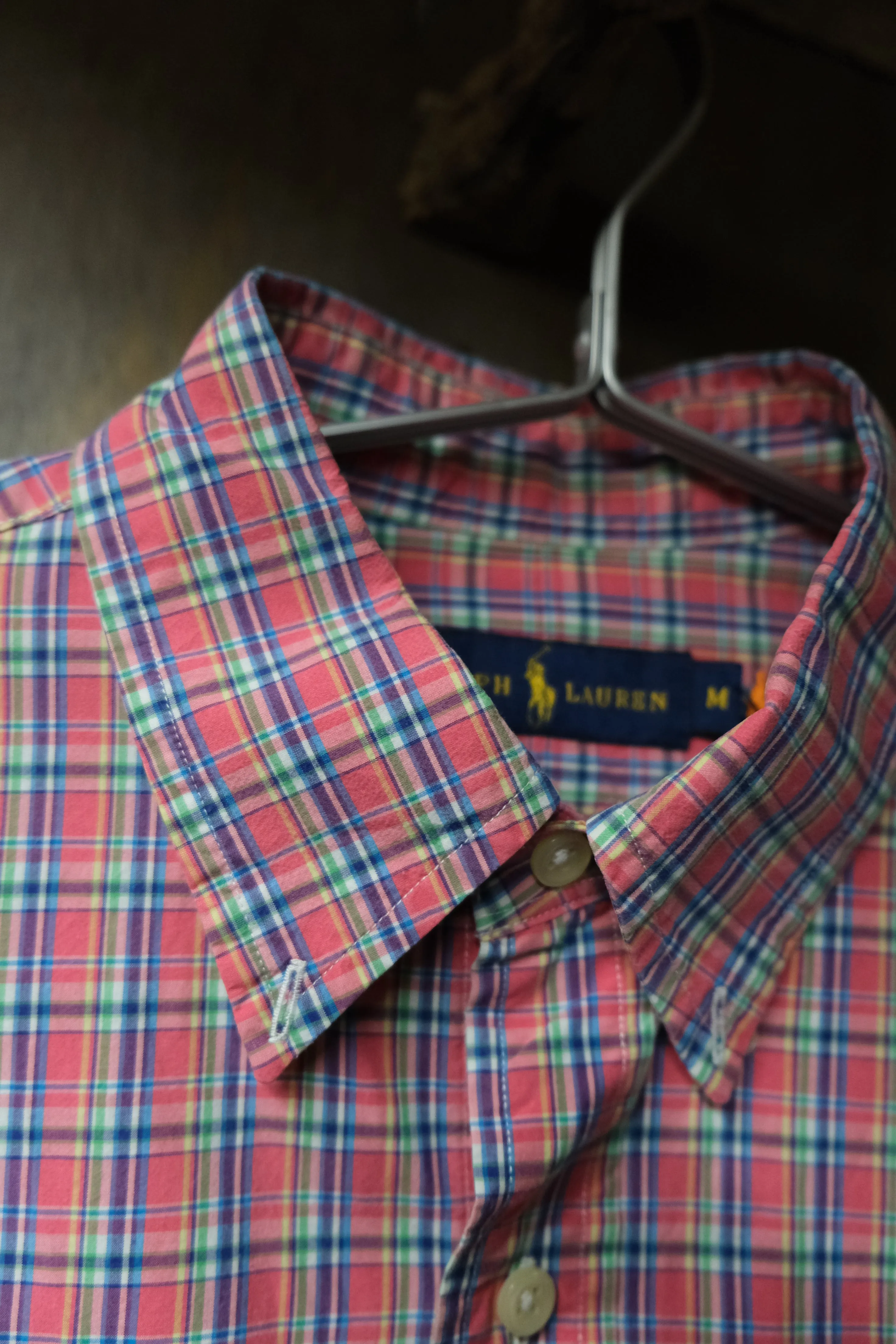 Ralph Lauren Oxford cut checkered shirt M