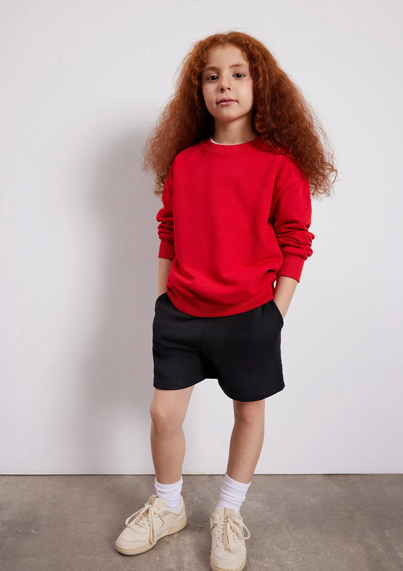 Red Crewneck Sweatshirt