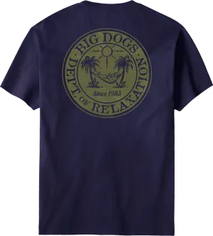 Relaxation Badge Olive T-shirt