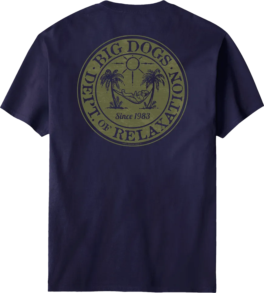 Relaxation Badge Olive T-shirt
