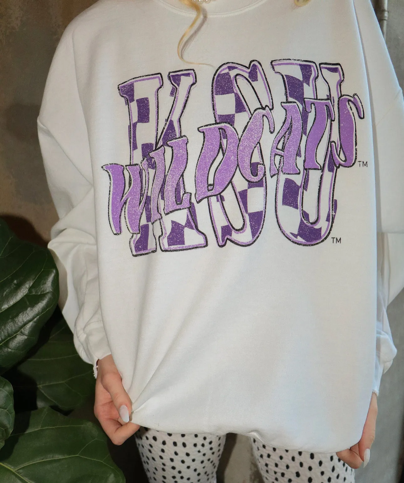 retro KSU crewneck