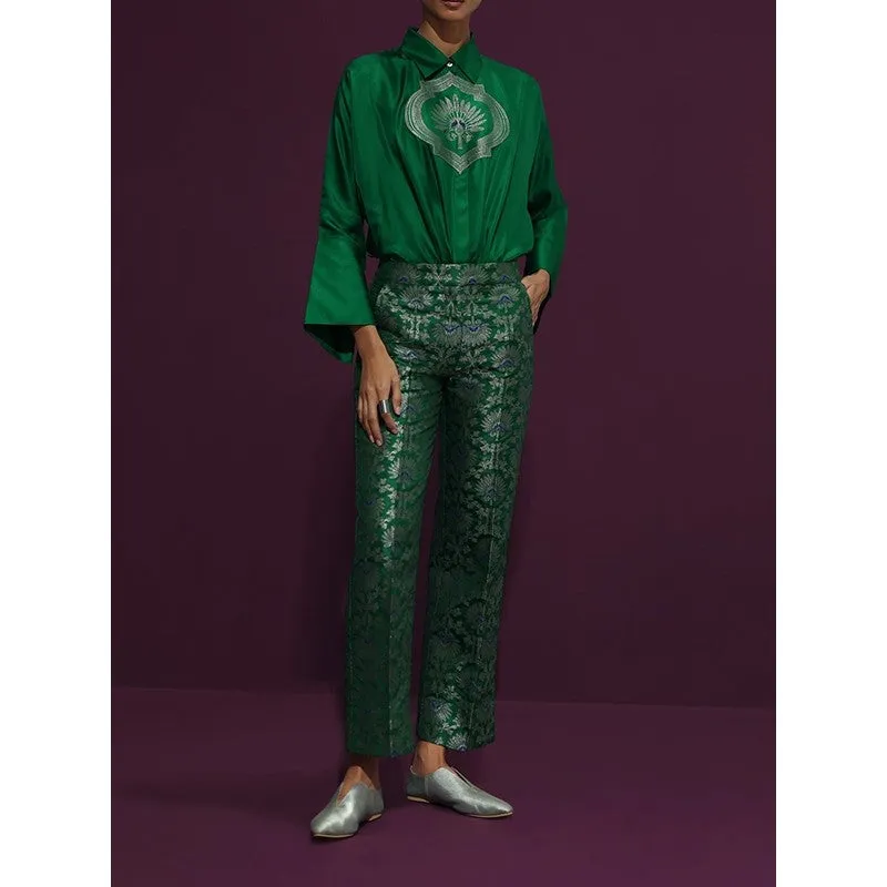Retro Printing Shirt Collar Urban Blouses&Shirts Tops
