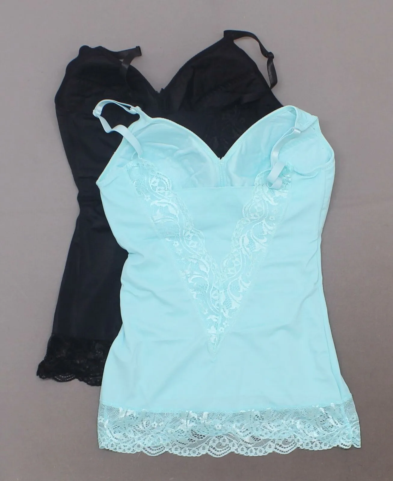 Rhonda Shear 2 Pack Pin Up Camisoles With Lace Trim