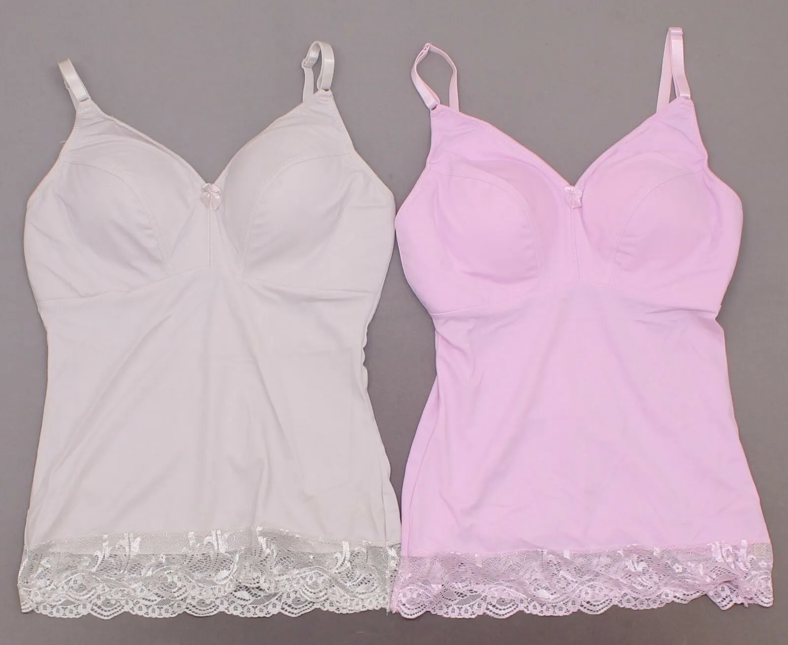 Rhonda Shear 2 Pack Pin Up Camisoles With Lace Trim