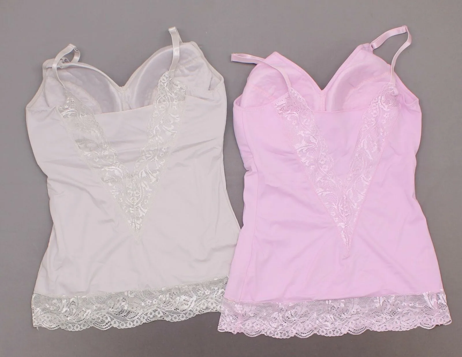 Rhonda Shear 2 Pack Pin Up Camisoles With Lace Trim