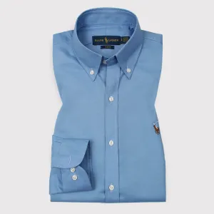 RL Doger Blue Embroidered logo Oxford Shirt