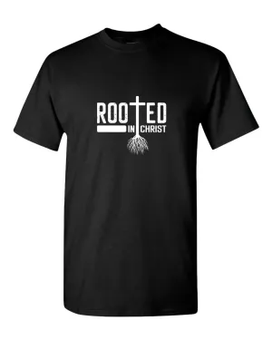 Rooted in Christ T-shirt Christian T-shirt