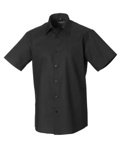 Russell Collection Men's Short sleeve Oxford work shirt-923M
