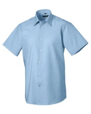 Russell Collection Men's Short sleeve Oxford work shirt-923M