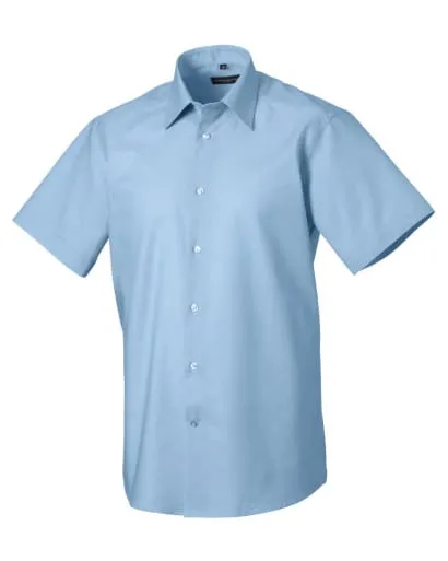 Russell Collection Men's Short sleeve Oxford work shirt-923M