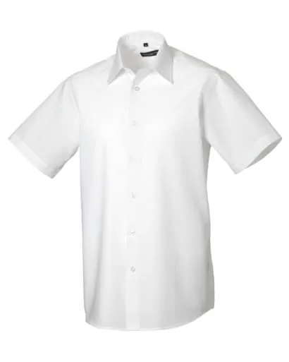 Russell Collection Men's Short sleeve Oxford work shirt-923M