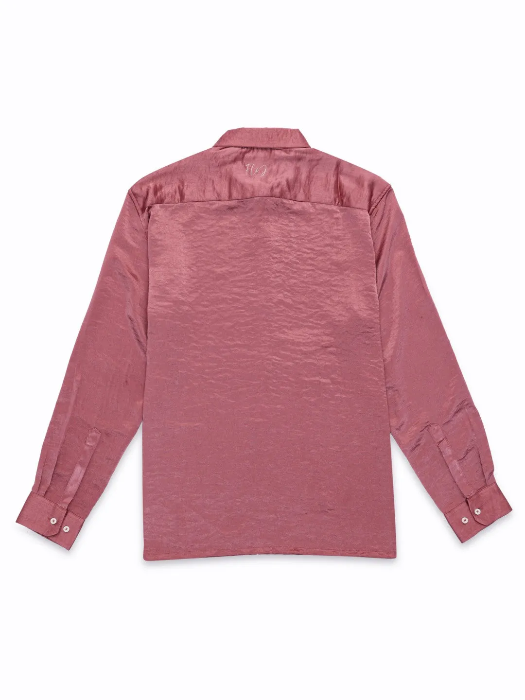 Rust Plain Casual Shirt