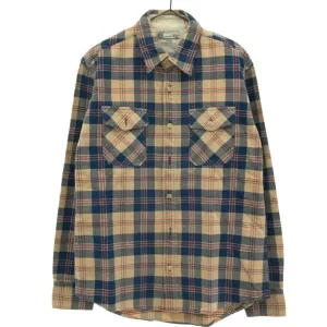 [S] Visvim 12AW Black Elk Flannel Check L/S Shirt Beige