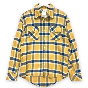 [S] Visvim Reindeer Flannel L/S Shirt Beige / Navy