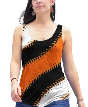 San Francisco Ball Stitch Racerback Tank Top