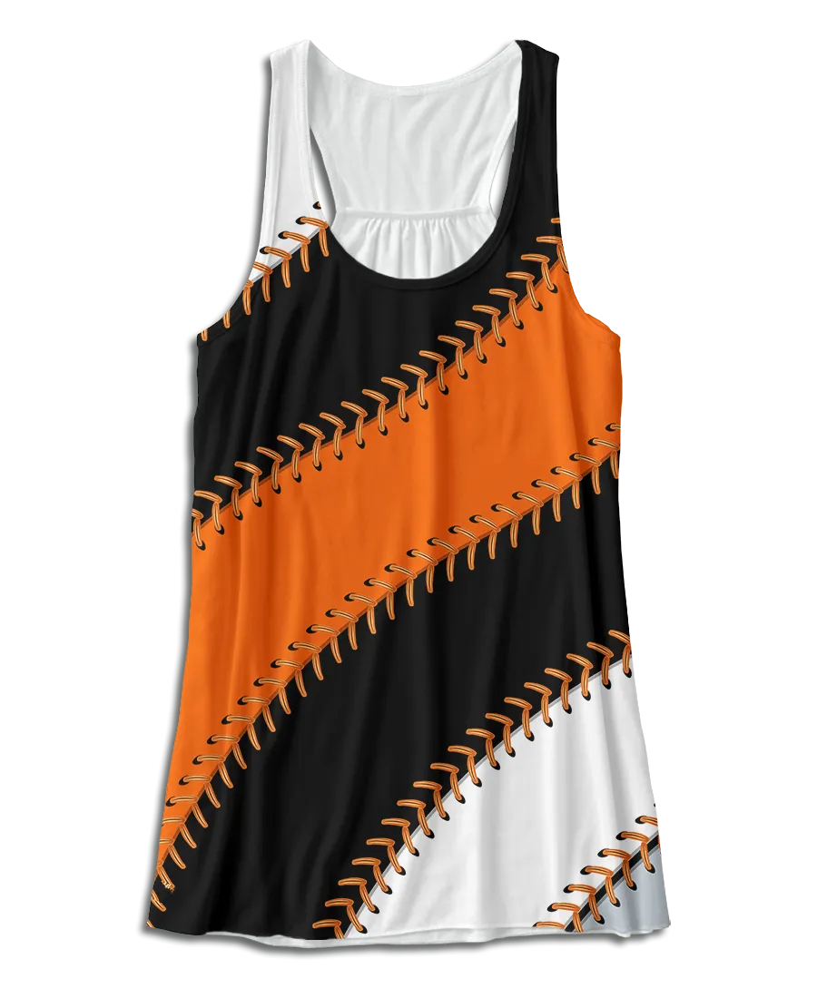 San Francisco Ball Stitch Racerback Tank Top