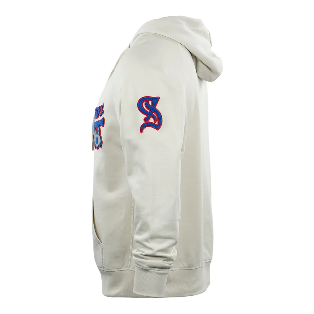 Santurce Cangrejeros French Terry Script Hooded Sweatshirt - Natural