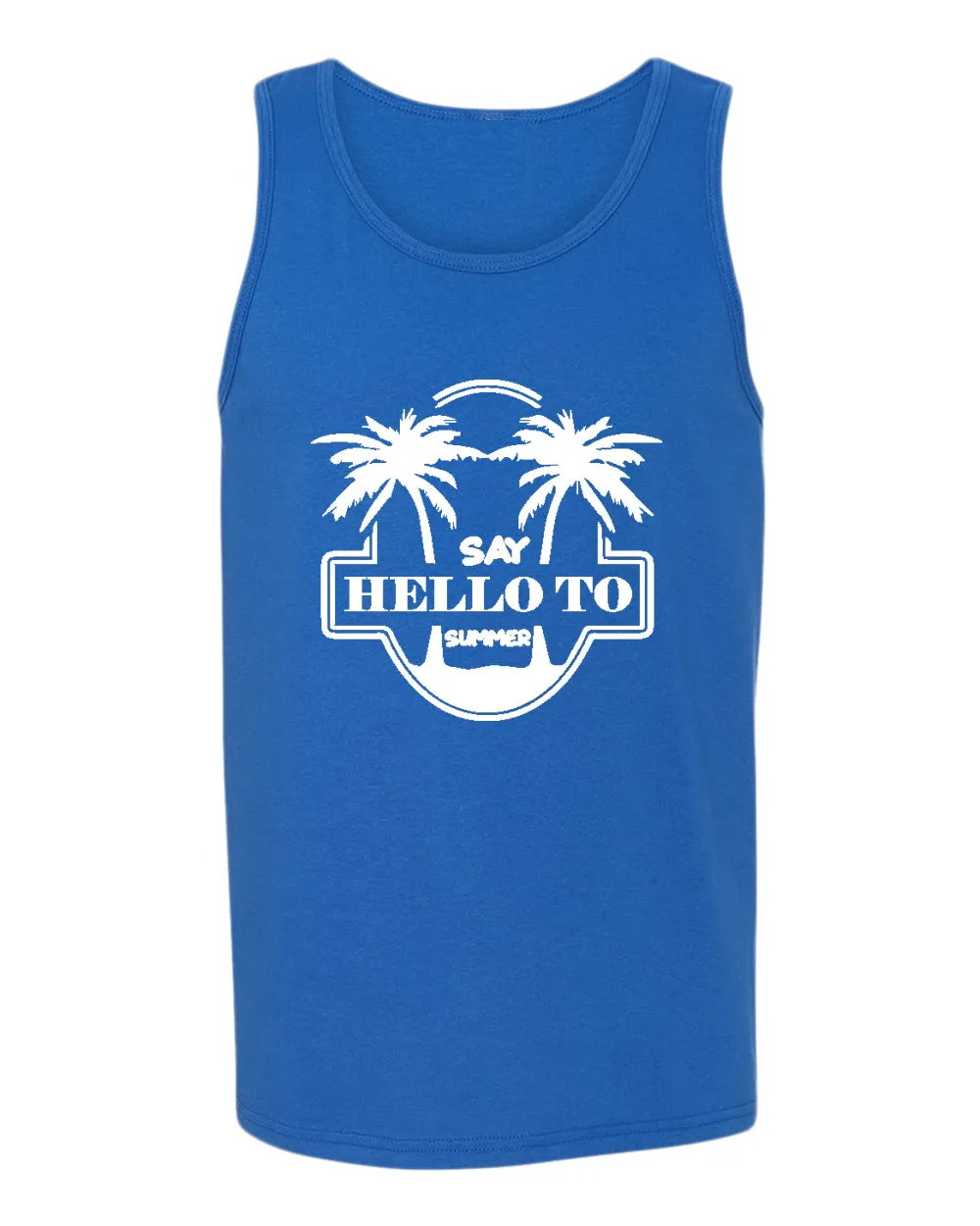 Say hello to summer tank top, summer tank top, beach party tank top