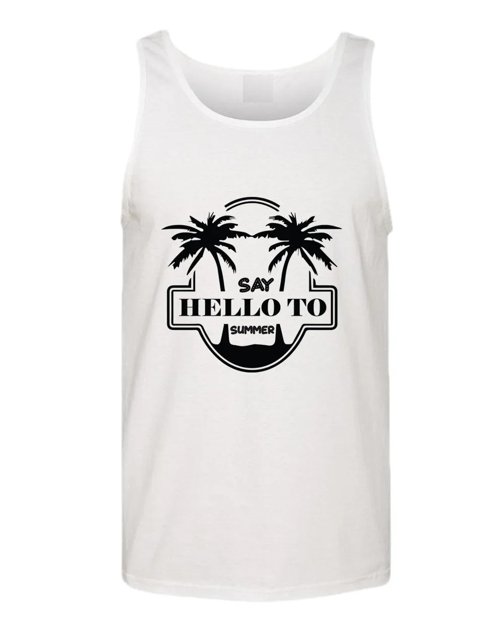 Say hello to summer tank top, summer tank top, beach party tank top