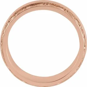 Sculptural Edge Band 52209 - 8 mm