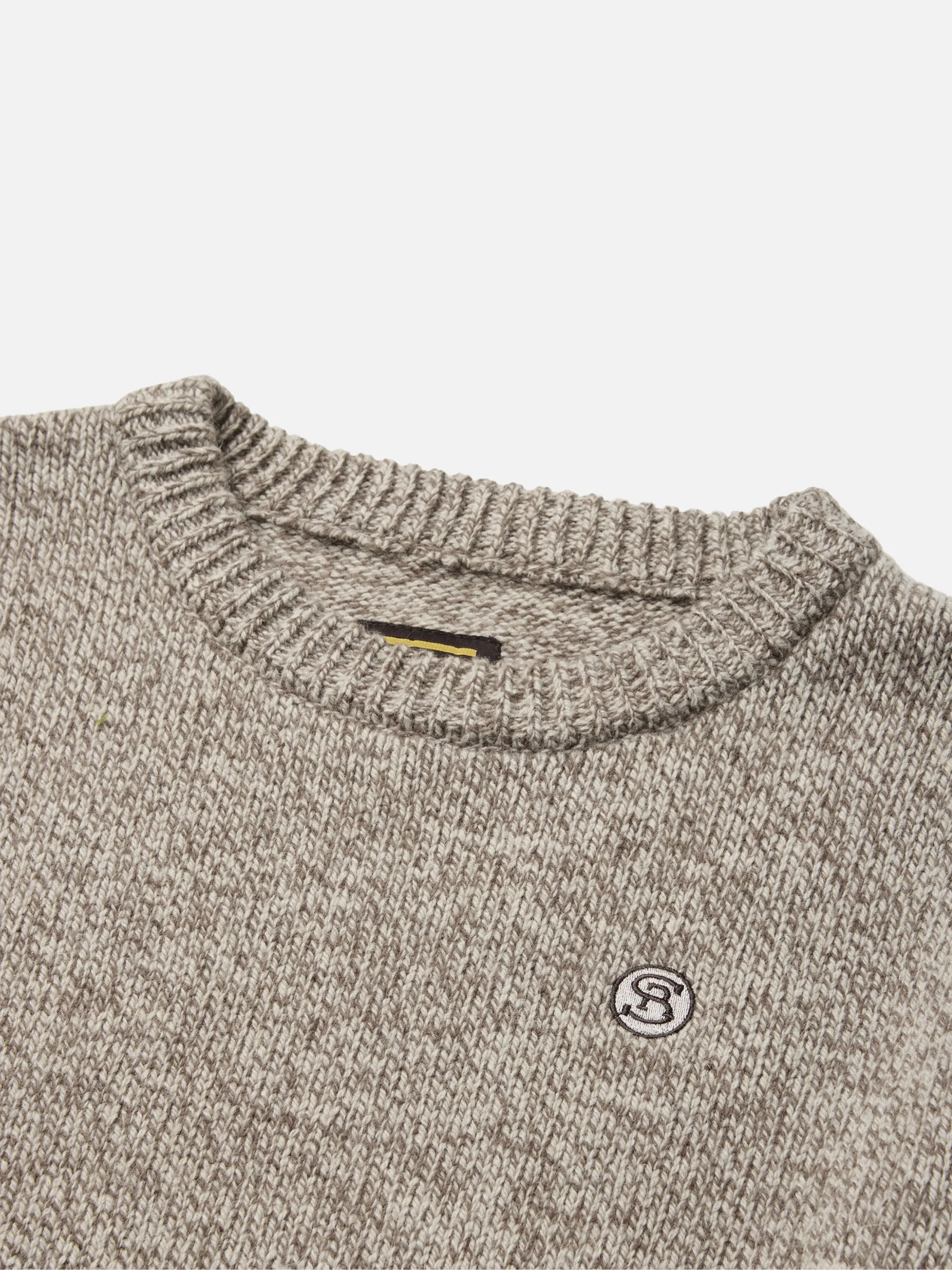 Seager Wharf Knit Sweater - Salt & Pepper